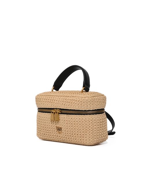 Borsa a tracolla Vanity soft in rafia PINKO | 106382 A391C24Q